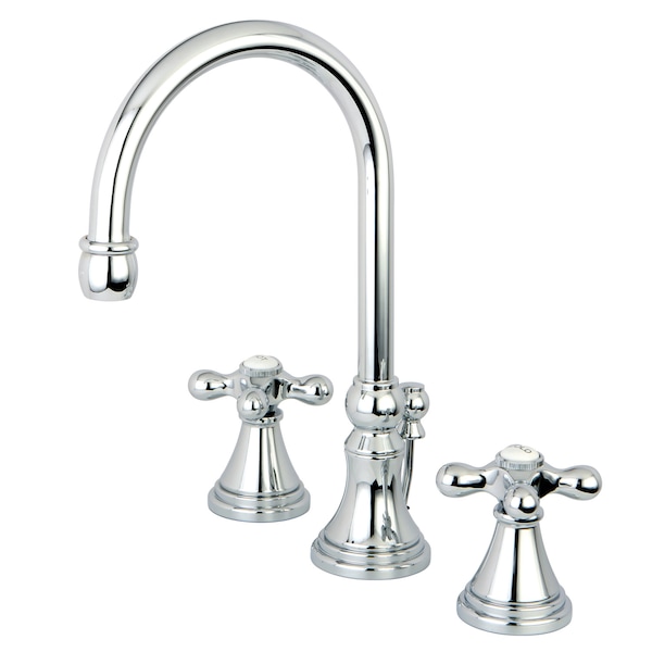 8" Widespread Bathroom Faucet, Chrome